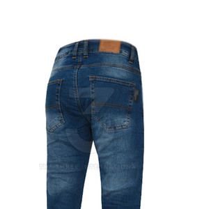 Pantalon en jean décontracté pour femme, taille haute, 100 % coton, respirant, tendance, personnalisable, prix bas, écologique, directement de l'usine - Product Image 2