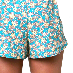 Shorts de Mujer con Estampado Floral, Cintura Alta, Transpirables, Tejidos, Estilo Casual, Cintura Elástica, Corte Regular - Product Image 5