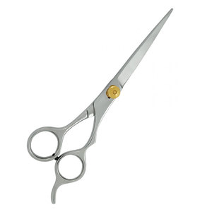 Tijeras de Barbero Plateadas con Tornillo Dorado, Acero Inoxidable Alemán, Tijeras Profesionales para Cortar el Cabello, Venta al por Mayor, Más Vendidas, Personalizadas - Product Image 2