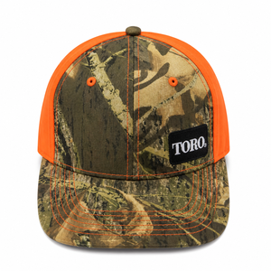 หมวกแก๊ป TORO ลายพรางสีส้ม 6 แผง หมวกลำลองกลางแจ้งสำหรับทุกเพศฤดูใบไม้ผลิฤดูร้อนขนาดผู้ใหญ่ 58-60 ซม. - Product Image 4