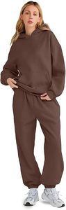 Conjunto de Sudadera con Capucha Oversize y Pantalones de Chándal de Forro Polar Premium para Mujer, Conjunto Deportivo de Sudadera con Capucha y Pantalones de Chándal para Mujer - Product Image 2