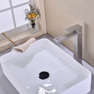 Rubinetto miscelatore monocomando per lavabo bagno in nichel spazzolato - Product Image 2