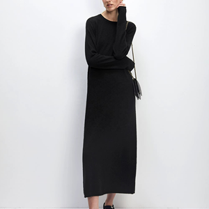 Vestido Casual de Verano y Primavera para Mujer, Tejido Sólido, Ecológico, Transpirable, Corte en A, Cintura Natural, Elegante, Moda de Oficina, Nuevo 2026 - Product Image 2
