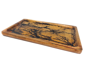 Christmas Multi Color Custom Wooden <b>Epoxy</b> Resin Serving Tray High-quality Wooden <b>Epoxy</b> Resin Tray Custom Logo Wooden - Product Image 5