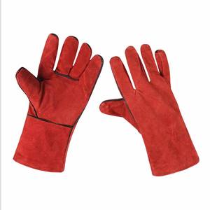 Gants de sécurité anti-coupure en cuir de vachette grainé, manchette à bord coupé, longueur 10 pouces, qualité professionnelle, pour approvisionnement B2B en gros, plusieurs tailles - Product Image 4