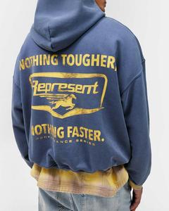 เสื้อสเวตเชิ้ตพิมพ์ลายสกรีนสำหรับผู้ชาย ระบายอากาศได้ดี เป็นมิตรกับสิ่งแวดล้อม ผ้าฝ้ายฟลีซเนื้อนุ่มพรีเมียม เสื้อฮู้ดแบบสวมหัวลำลองสำหรับผู้ชาย รับผลิตแบบ OEM - Product Image 2