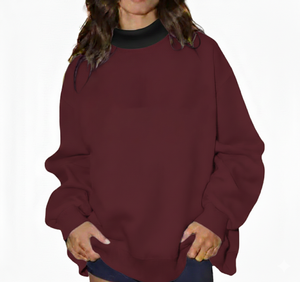 Suéter Elegante de Cuello Alto para Mujer, Estilo Moderno y Minimalista, Ideal para un Look Informal de Negocios y para el Fin de Semana - Product Image 2