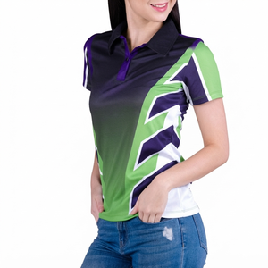 Camiseta Polo Personalizada para Mujer, para Tenis, Running, Fitness, Uniforme Corporativo y Actividades al Aire Libre, Camiseta Polo Deportiva Premium para Mujer - Product Image 1