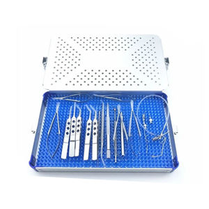 Surginexa - Juego de 21 Instrumentos Quirúrgicos Oftálmicos Reutilizables para Cirugía de Cataratas, Certificación CE Clase I, en Caja - Product Image 2