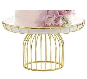 Soporte Decorativo para Pastel de Hierro con Arte Metálico Clásico, Diseño Moderno, Hecho a Mano y Ecológico para Bodas, Fiestas y Té de la Tarde - Product Image 5