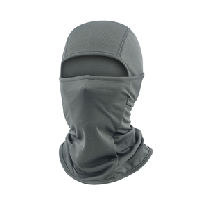 Masque de ski noir personnalisé pas cher en polyester respirant avec protection solaire intégrale pour cyclistes et motards - Product Image 6
