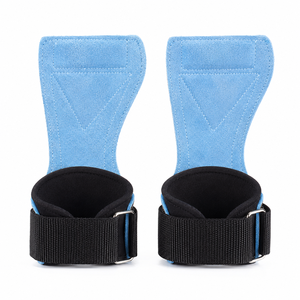 Strap Support Gym Palm Grip With OEM High Quality 2026 Adjustable Fabric Fingerless Palm Grips for Exercise with Black - Product Image 4