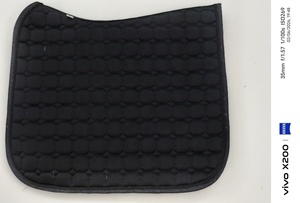 Tapis de selle tout usage gris matelassé en polyester avec doublure en polaire pour équipement d'équitation - Product Image 6
