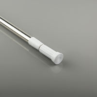 Tringle de douche robuste, tringle à tension, tringle à vêtements, tringle de tension pour salle de bain au design simple