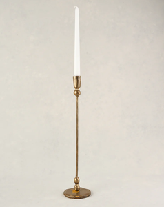 Bougeoir en laiton poli miroir fait main, design populaire, pour décoration d'entrée de mariage - Product Image 2
