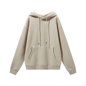 Sweat à capuche oversize en molleton épais 400 g/m² avec impression numérique de logo personnalisé, anti-boulochage, effet délavé, pour homme, style streetwear - Product Image 3