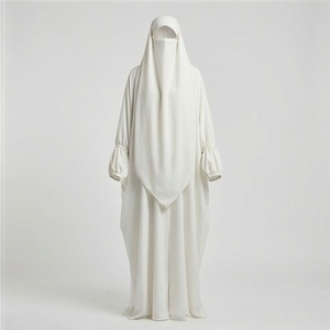 Abaya Oversize Musulmana de Manga Larga, Ropa Islámica, Nuevo Modelo, Estilo Personalizado, Completamente Cubierta, Moda Tradicional Modesta para Mujer - Product Image 1