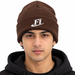 High quality Knitted Beanies Manufacturer Skull Cap Custom Logo Embroidery Winter Cuffed Thick Knit Hats Beanie for Men's Women - Product Image 2