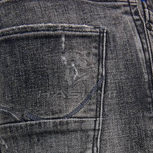 Jeans modernes coupe droite slim, style classique, tissu extensible, décontractés, pour tous les jours, pantalon tendance - Product Image 6