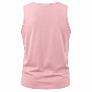 Servicio OEM, Camiseta sin Mangas con Logotipo Personalizado, Ropa de Verano Ecológica, de Secado Rápido, Ligera, Transpirable, Tejida, Informal, Talla Grande para Hombre - Product Image 6