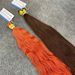 SALE Vietnamese Human Hair Bulk, <b>Cheap</b> Wholesale Virgin Hair <b>Extensions</b>, Soft Natural Hair, No Shedding, Salon Quality Supplier - Product Image 5