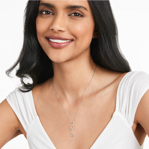 Collar de tenis de plata maciza 925 con moissanita y diamantes, corte redondo brillante, joyería elegante para mujer, regalo de lujo. - Product Image 4