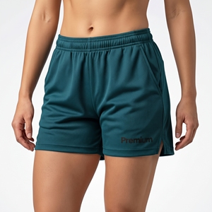 Custom <b>Women's</b> Polyester Running <b>Shorts</b> Breathable Lightweight Sports Bottoms Quick Dry Activewear Private Label Supplier - Product Image 2