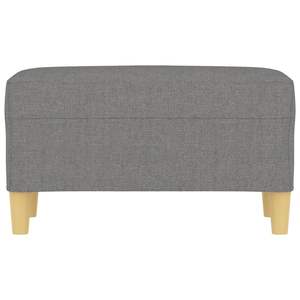 Tabourets et poufs en tissu gris foncé 27.6 "x 13.8" x 16.1 "Produit - Product Image 3