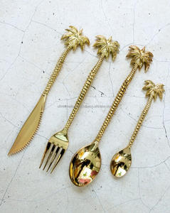 Cuillère en laiton et en cuivre, au meilleur design, ustensiles de cuisine, vaisselle fabriquée en inde et en cuillère chaude - Product Image 6