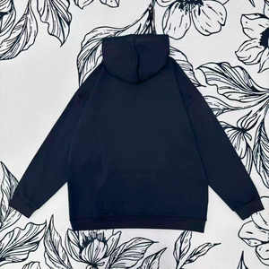 Felpe autunnali nere alla moda e alla moda Streetwear comode maglioni Pullover in puro <span class=keywords><strong>cotone</strong></span> per uomo e donna - Product Image 3
