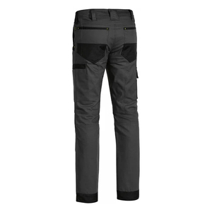 Pantalon de travail multi-poches de qualité pour hommes, pantalon de travail à double genouillère, pantalon décontracté - Product Image 2