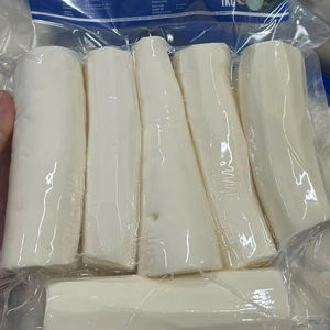 Meilleur Prix 2026 Morceaux de Manioc Épluché Congelé, Coupés à Partir de Racines de Yuca Mûres pour la Cuisine, du Vietnam, Sac Sous Vide 500g - Product Image 1