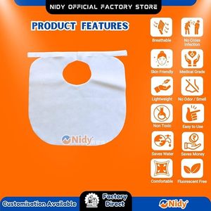NIDY Secure Tie Disposable Nonwoven <b>Apron</b>– Knot Design, Hygienic Personal Protection <b>Apron</b> for Home, Kitchen, Salon & Industrial - Product Image 2
