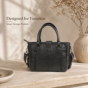 Sac à bandoulière artisanal en cuir de vachette à poils, couleur onyx de minuit |   Sac à main élégant en cuir de vachette avec franges, sac à main tendance pour femmes - Product Image 2