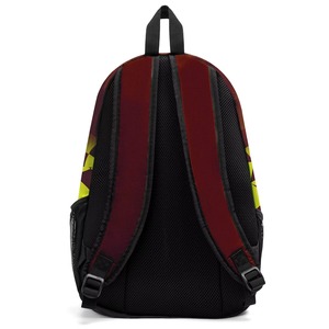Custom Yellow Black Tie Dye Sports <b>Backpack</b> with Team Name and Number Mesh Pockets Nylon 30-<b>40L</b> Capacity - Product Image 4