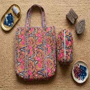 Sac fourre-tout matelassé chic et tendance, patchwork, écologique, 100% coton, sac à bandoulière fait main en coton pour femmes - Product Image 5