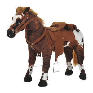 Cavallo a Dondolo in Legno per Bambini, Stile Animale, con Funzione di Gioco Attivabile con la Voce - Product Image 3