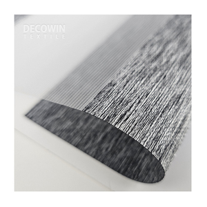 DECOWIN UNI GUARD Premium Dual-Layer Zebra Blind – Blackout Combi <b>Roller</b> Shade in Anti-Bacterial Polyester for French-Style Wind - Product Image 5