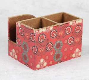 Organisateur de rangement en bois imprimé pour hôtel, boîte de rangement de qualité supérieure pour vaisselle, utilisation sur table de bureau à domicile, personnalisation - Product Image 4