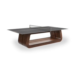 Mesa de Ping Pong Takamaka de Lujo Moderna con Base Curva Única, Mesa de Juego Profesional para Interiores - Product Image 2