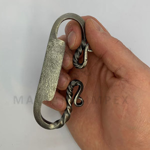 Factory Wholesale Safety Outdoor Survival Emergency Fire Starters Flint Steel Single High Carbon Steel Fire Striker <b>Hand</b> Forged - Product Image 6