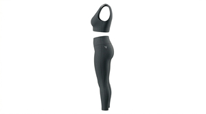 Nouvelle Collection Tendance : Ensembles de Yoga Respirants Taille Mi-Haute pour Femmes – Tenues de Sport Personnalisées en Spandex/Polyester Sans Coutures, Réversibles et Unies - Product Image 3