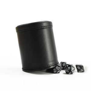 Fabricant de gobelets à dés en cuir véritable de qualité supérieure, gobelet à dés de luxe en cuir personnalisé pour backgammon, jeu de poker, gobelet à dés en plastique - Product Image 4