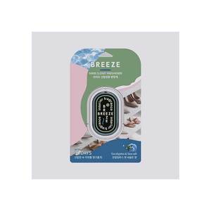 BREEZE น้ำหอมปรับอากาศสำหรับชั้นวางรองเท้า กลิ่นยูคาลิปตัสและเกลือทะเล ควบคุมกลิ่นไม่พึงประสงค์ สำหรับตู้เก็บรองเท้า - Product Image 1