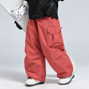 Pantalones de Esquí Unisex Personalizados de Nuevo Diseño, Transpirables, Impermeables, Cortavientos, Térmicos, con Cierre, para Deportes de Nieve al Aire Libre - Product Image 3