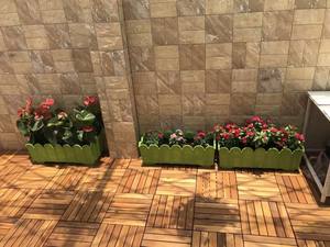 Dalles de terrasse en bois durable, en bois d'acacia, dalles de sol emboîtables pour patio - Product Image 5