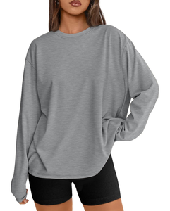 Camiseta Premium de Manga Larga para Mujer, Algodón Suave, Jersey, Cómoda, Informal, Lisa, para Imprimir y Personalizar - Product Image 1