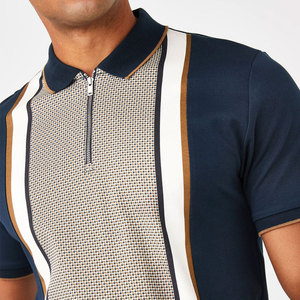 Polo de golf imprimé tendance à prix de gros, uniforme, manches courtes, broderie de logo personnalisé, pour hommes - Product Image 6
