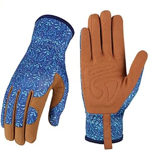 Outdoor Leather <b>Full</b> Finger Garden Gloves with Hand Protection Anti Impact Anti <b>Slip</b> Anti Vibration Durable Garden Gloves - Product Image 1