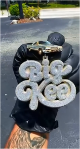 Pendentif CEO personnalisé entièrement serti de moissanite VVS, chaîne tendance, best-seller, vente flash, style hip-hop, bling, luxe, pièce unique, OEM - Product Image 3